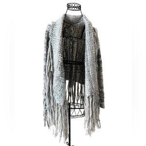 Free People Fringe Sweater jacket